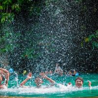 Piscinas fluviales en Los Argüellos